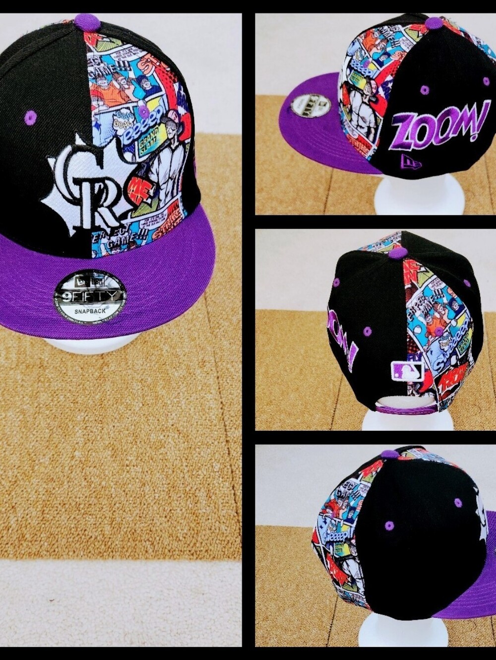 COLORADO ROCKIES MLB BASEBALL SNAPBACK HAT.